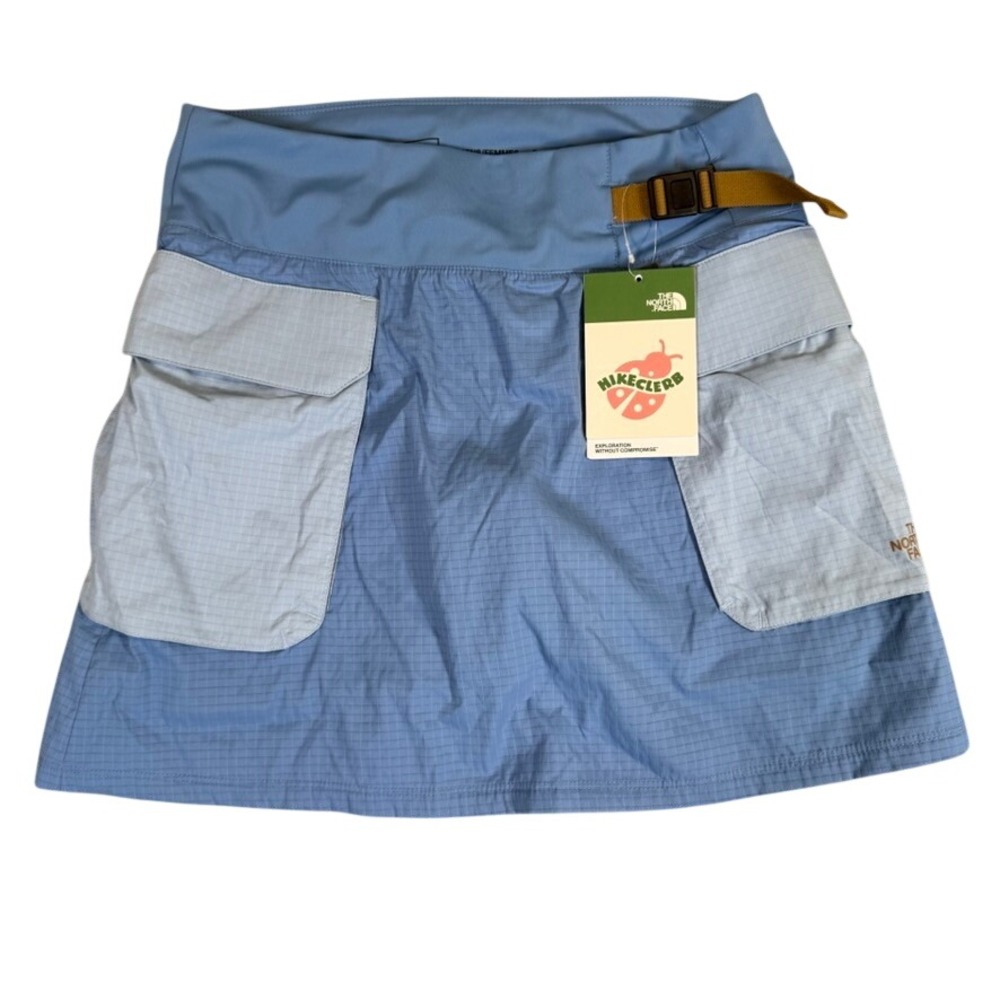 NWT The North Face x Hikeclerb Zawn Skort Blue Ripstop Cargo Hiking Skirt New